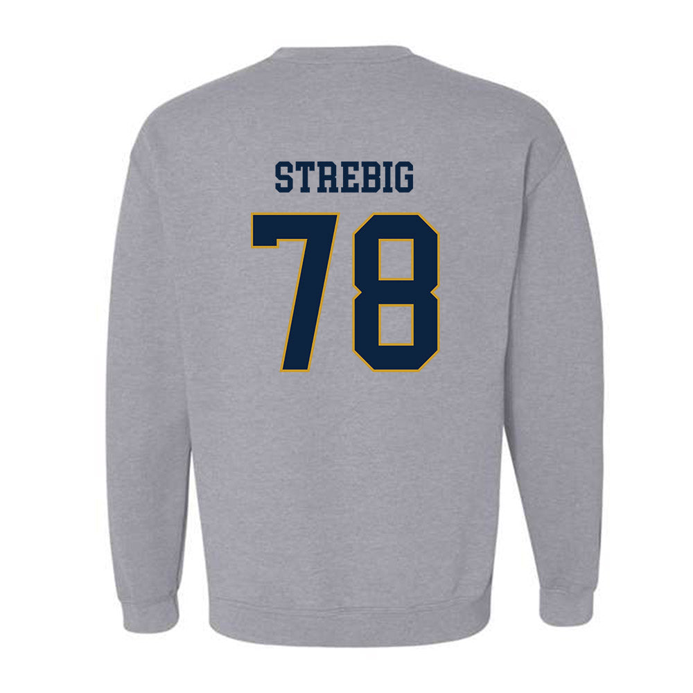Notre Dame - NCAA Football : Owen Strebig - Classic Fashion Shersey Crewneck Sweatshirt-1