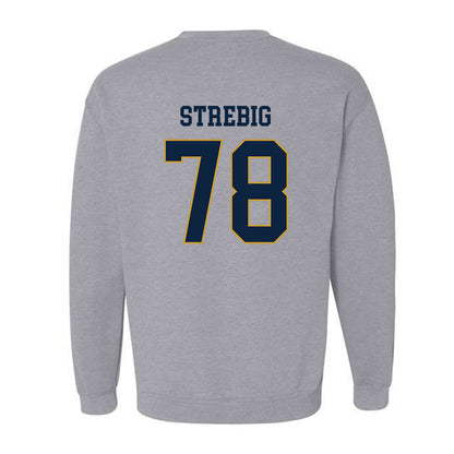 Notre Dame - NCAA Football : Owen Strebig - Classic Fashion Shersey Crewneck Sweatshirt-1