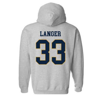 Notre Dame - NCAA Women's Volleyball : Grace Langer - Classic Fashion Shersey Hooded Sweatshirt