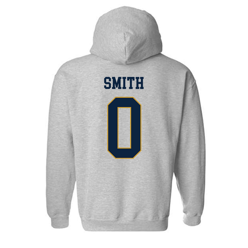 Notre Dame - NCAA Football : DeVonta Smith - Classic Fashion Shersey Hooded Sweatshirt-1