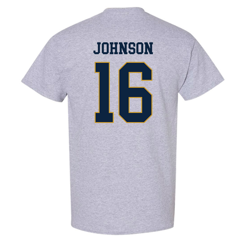 Notre Dame - NCAA Football : Tae Johnson - Classic Fashion Shersey T-Shirt-1