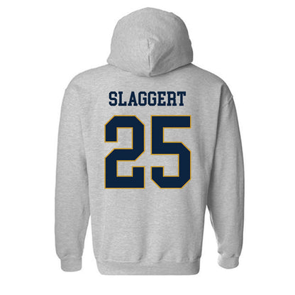 Notre Dame - NCAA Men's Ice Hockey : Carter Slaggert - Classic Fashion Shersey Hooded Sweatshirt-1