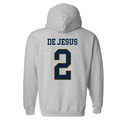 Notre Dame - NCAA Women's Basketball : Vanessa de Jesus - Classic Fashion Shersey Hooded Sweatshirt-1