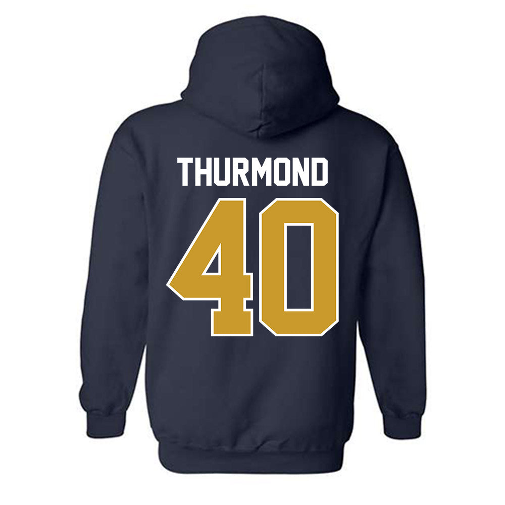 Notre Dame - NCAA Baseball : Eli Thurmond - Sports Shersey Hooded Sweatshirt-1