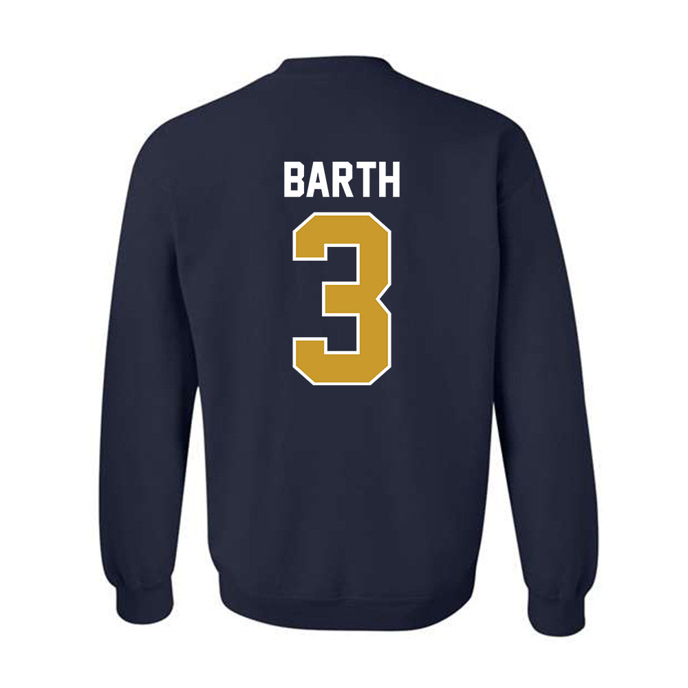 Notre Dame - NCAA Baseball : Mason Barth - Sports Shersey Crewneck Sweatshirt-1