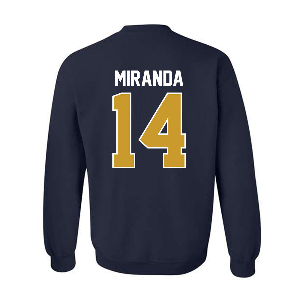 Notre Dame - NCAA Baseball : Shane Miranda - Sports Shersey Crewneck Sweatshirt-1