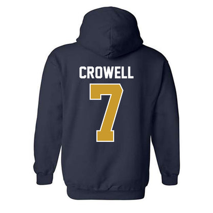 Notre Dame - NCAA Baseball : Caden Crowell - Sports Shersey Hooded Sweatshirt-1