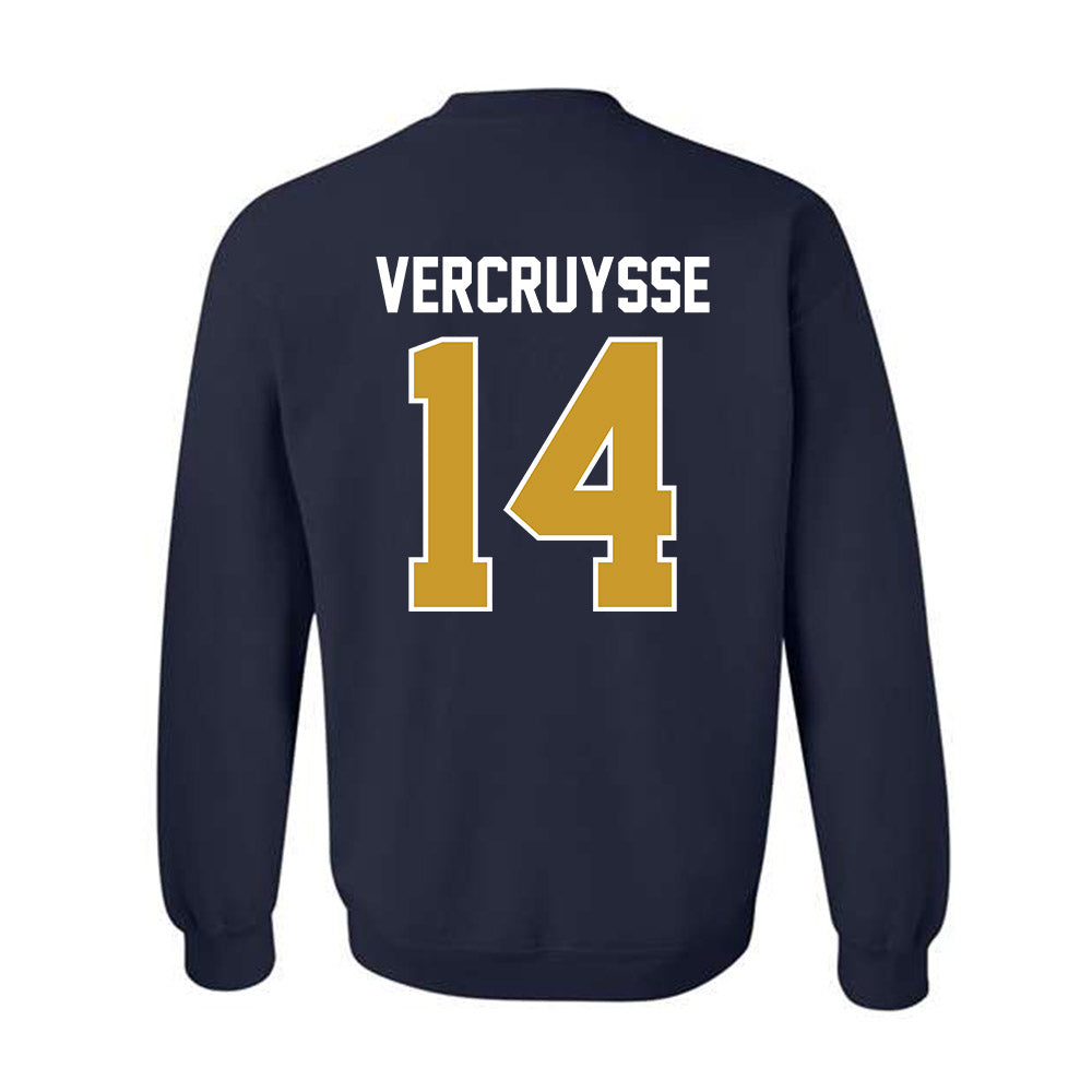 Notre Dame - NCAA Baseball : Charlie Vercruysse - Sports Shersey Crewneck Sweatshirt