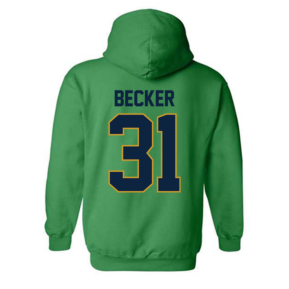  - NCAA Softball : Shannon Becker - Sports Shersey Hooded Sweatshirt-1