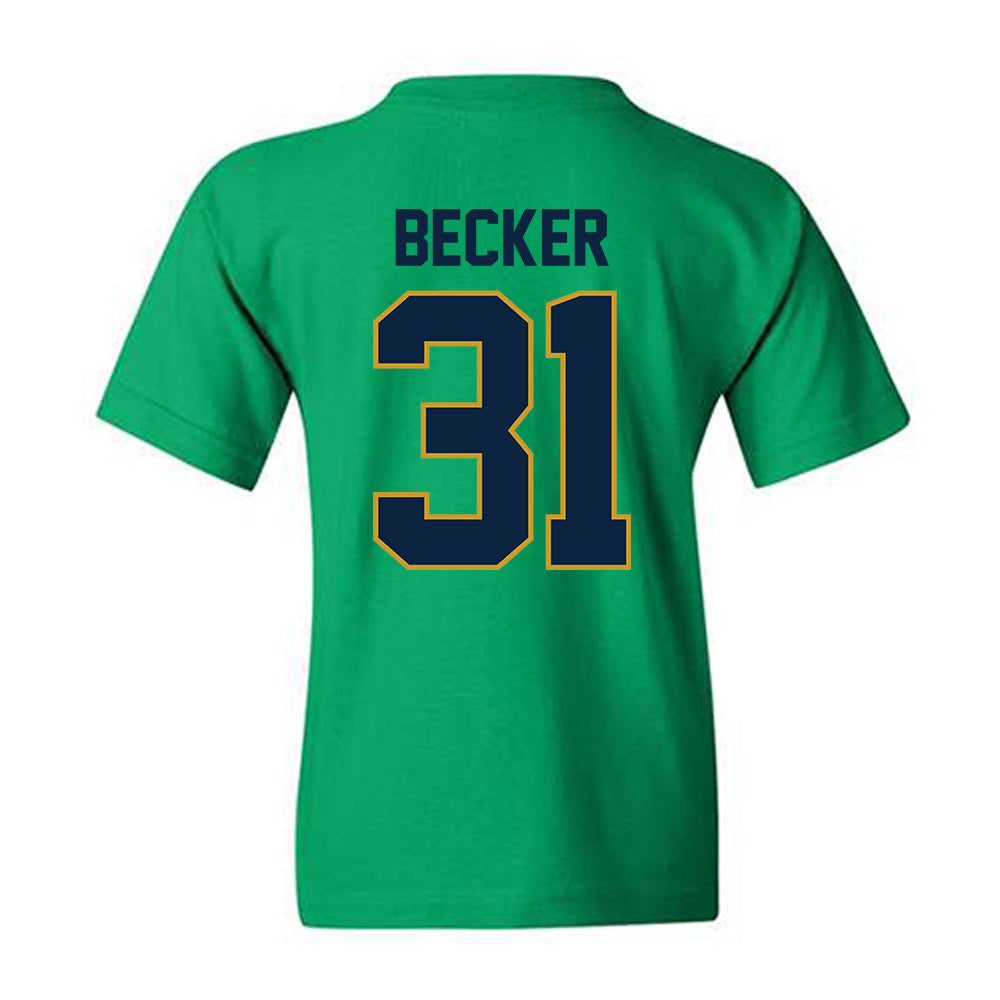  - NCAA Softball : Shannon Becker - Sports Shersey Youth T-Shirt-1