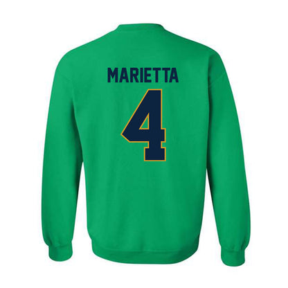 Notre Dame - NCAA Softball : Ashley Marietta - Sports Shersey Crewneck Sweatshirt-1