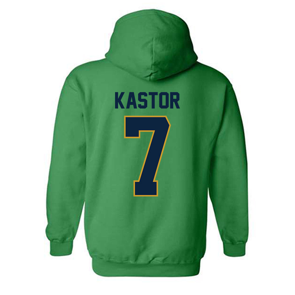 Notre Dame - NCAA Softball : Micaela Kastor - Sports Shersey Hooded Sweatshirt-1