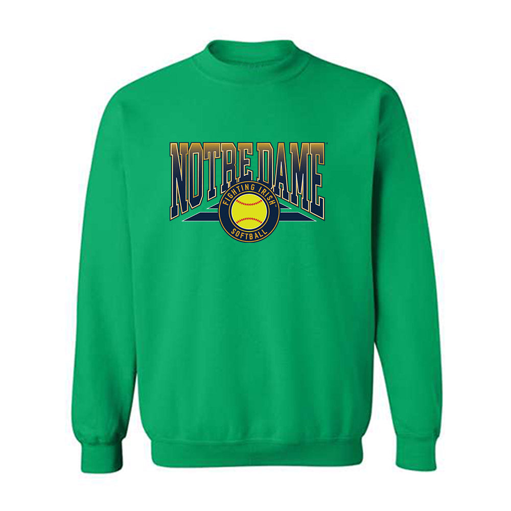 Notre Dame - NCAA Softball : Caroline O'Brien - Sports Shersey Crewneck Sweatshirt