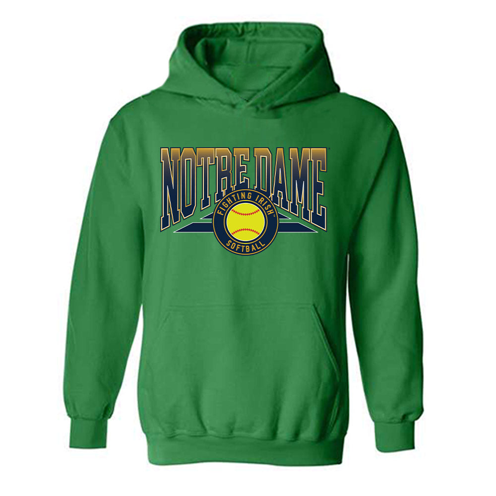 Notre Dame - NCAA Softball : Lily Hagan - Sports Shersey Hooded Sweatshirt-0