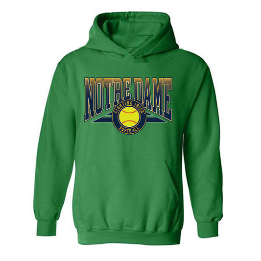 Notre Dame - NCAA Softball : Lily Hagan - Sports Shersey Hooded Sweatshirt-0