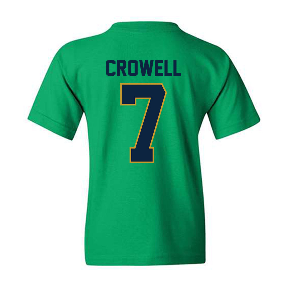 Notre Dame - NCAA Baseball : Caden Crowell - Sports Shersey Youth T-Shirt-1