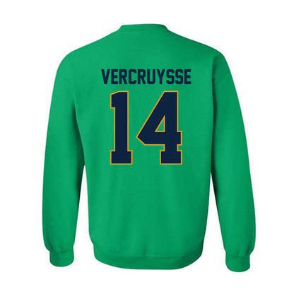 Notre Dame - NCAA Baseball : Charlie Vercruysse - Sports Shersey Crewneck Sweatshirt