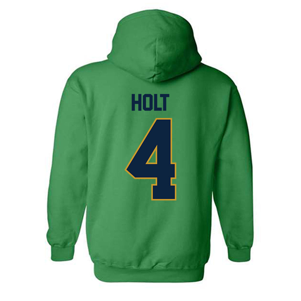 Notre Dame - NCAA Baseball : Jonathan Holt - Sports Shersey Hooded Sweatshirt