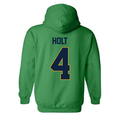 Notre Dame - NCAA Baseball : Jonathan Holt - Sports Shersey Hooded Sweatshirt