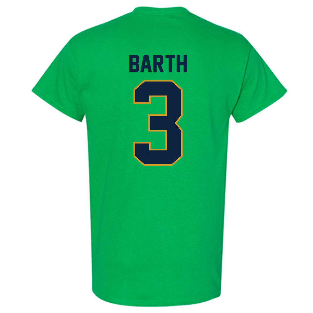 Notre Dame - NCAA Baseball : Mason Barth - Sports Shersey T-Shirt-1