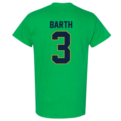Notre Dame - NCAA Baseball : Mason Barth - Sports Shersey T-Shirt-1