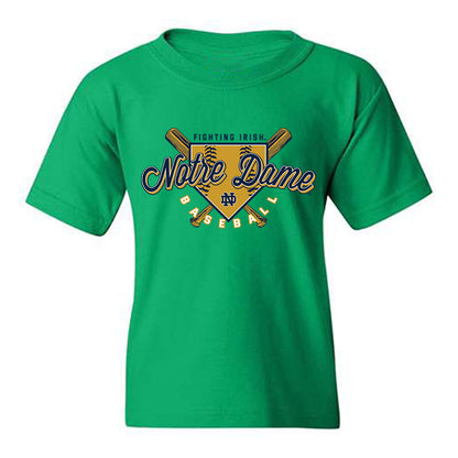 Notre Dame - NCAA Baseball : Mason Barth - Sports Shersey Youth T-Shirt-0
