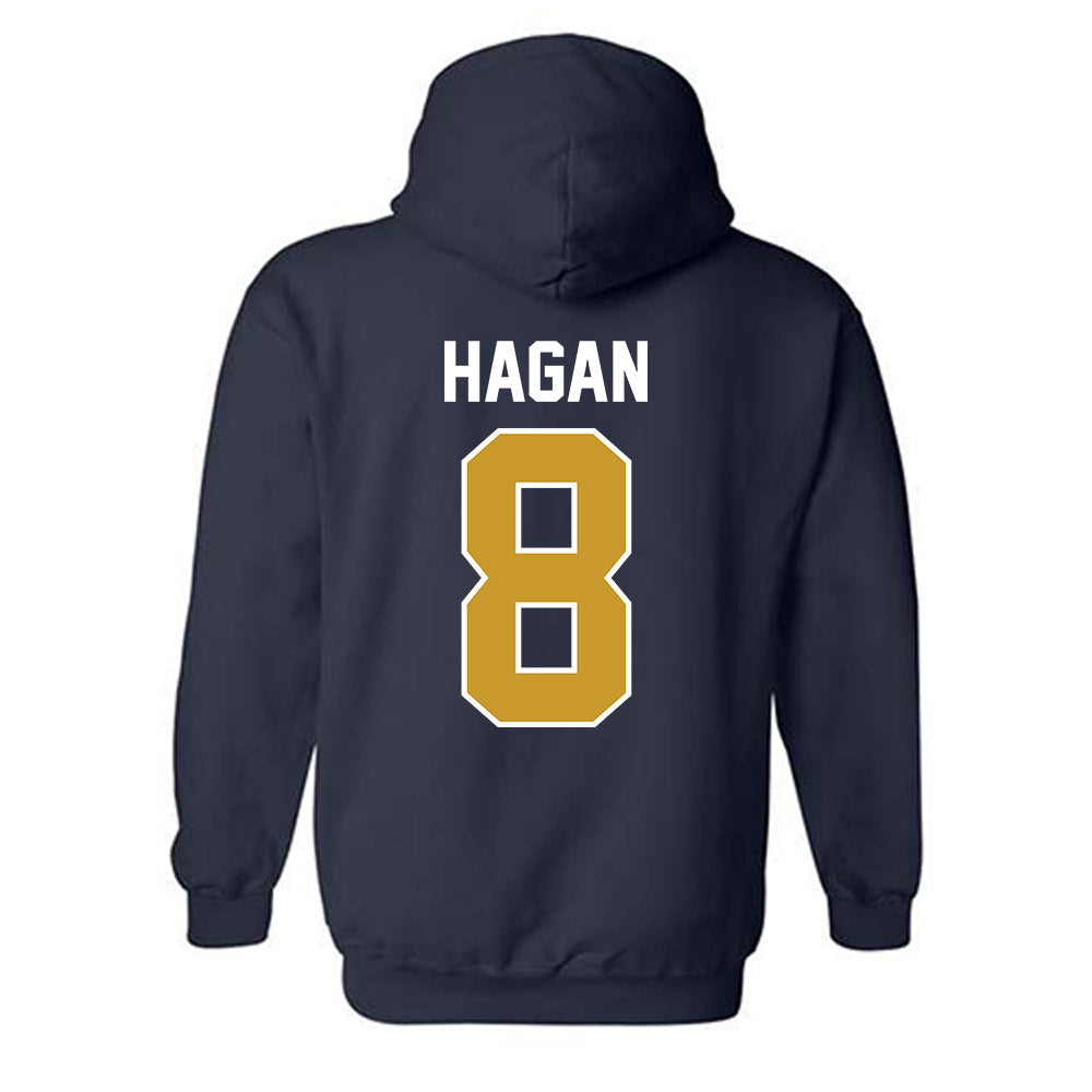 Notre Dame - NCAA Softball : Lily Hagan - Sports Shersey Hooded Sweatshirt-1