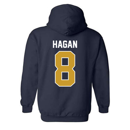 Notre Dame - NCAA Softball : Lily Hagan - Sports Shersey Hooded Sweatshirt-1