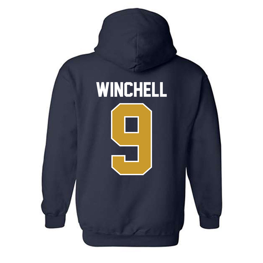 Notre Dame - NCAA Softball : Mickey Winchell - Sports Shersey Hooded Sweatshirt-1
