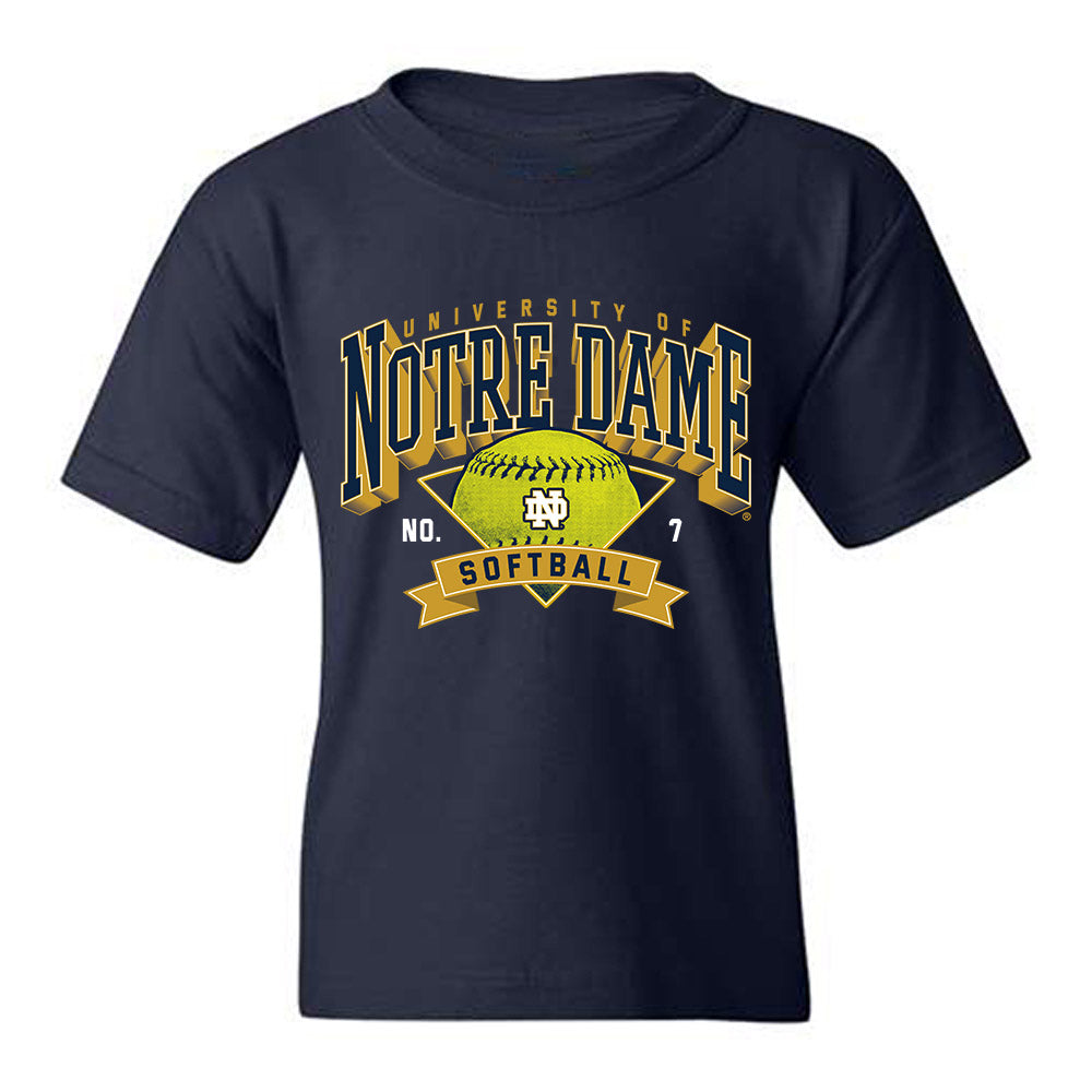 Notre Dame - NCAA Softball : Micaela Kastor - Sports Shersey Youth T-Shirt-0