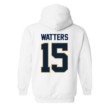 Notre Dame - NCAA Baseball : Brenson Watters - Sports Shersey Hooded Sweatshirt