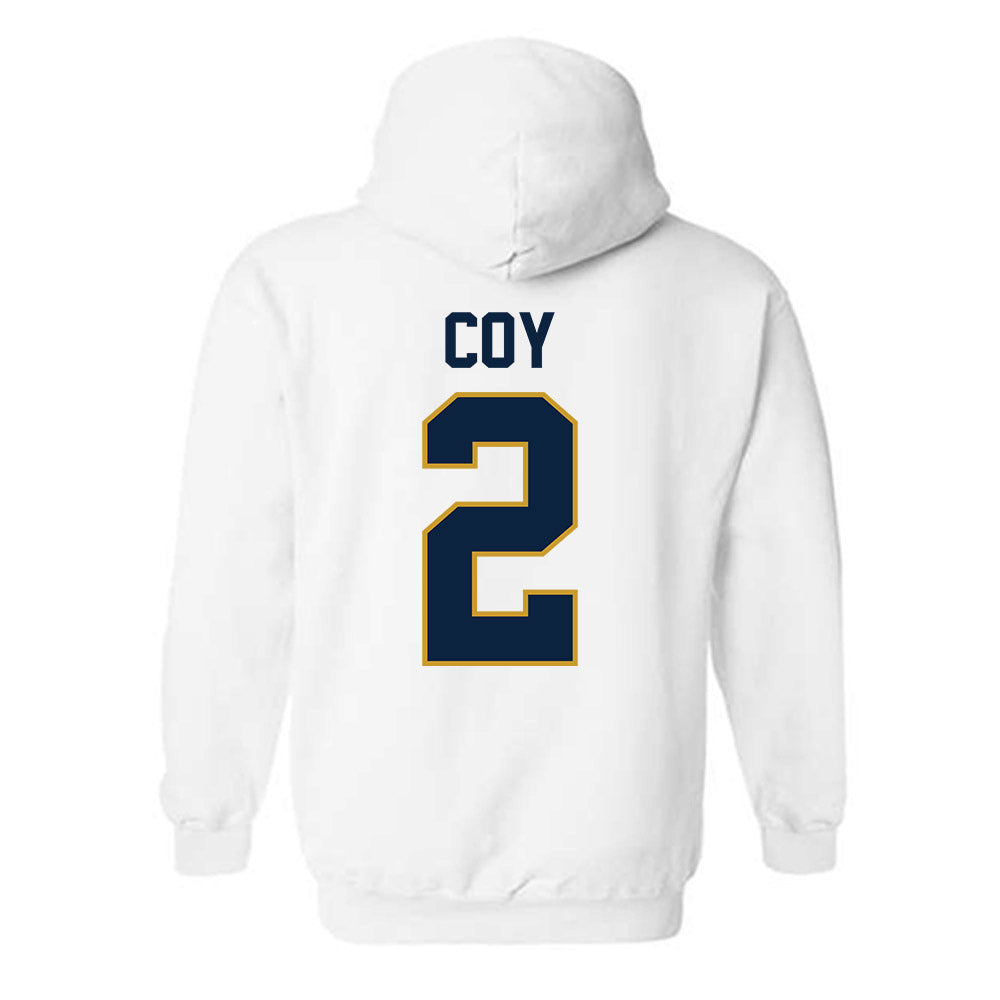 Notre Dame - NCAA Baseball : Noah Coy - Sports Shersey Hooded Sweatshirt