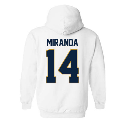 Notre Dame - NCAA Baseball : Shane Miranda - Sports Shersey Hooded Sweatshirt-1