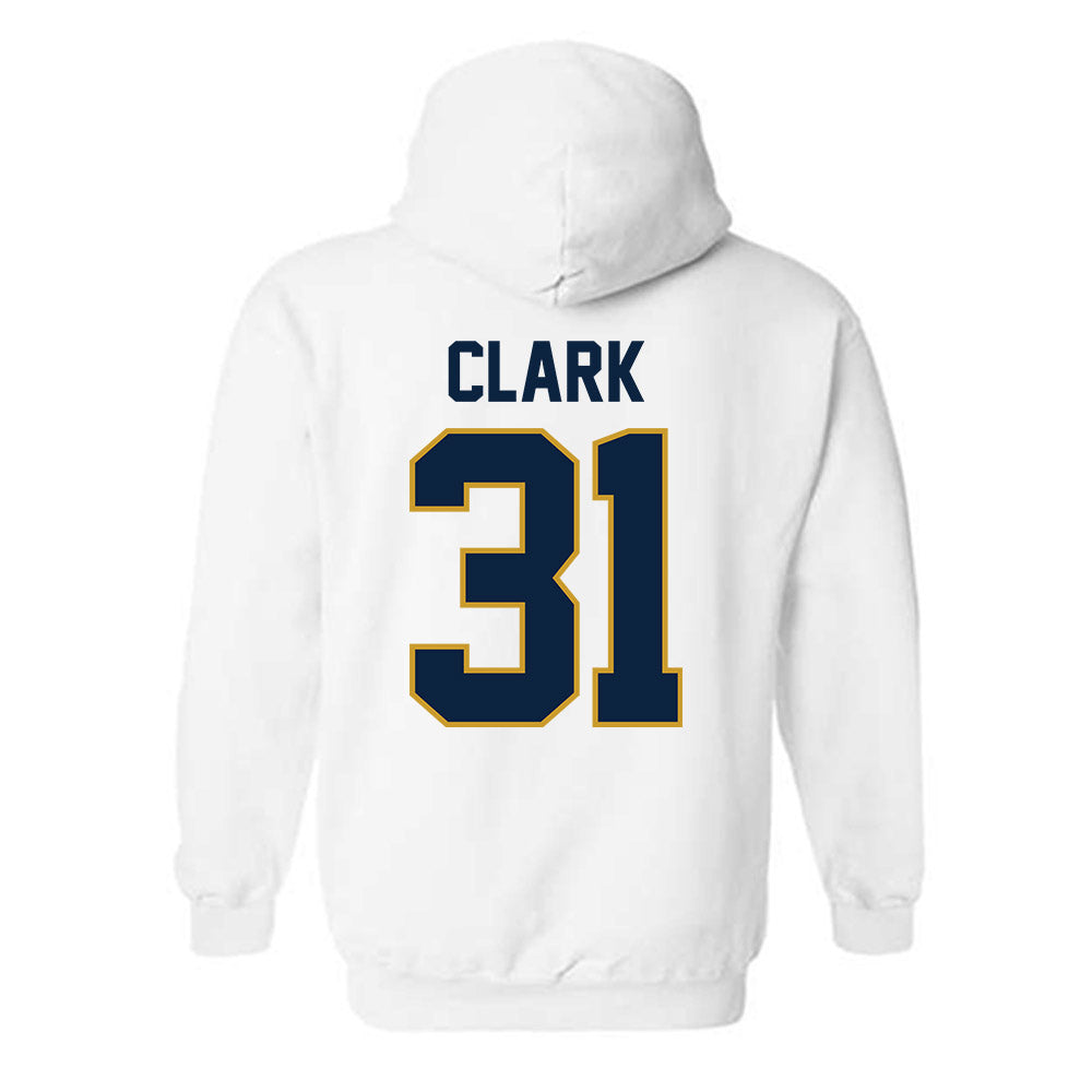 Notre Dame - NCAA Baseball : Evan Clark - Sports Shersey Hooded Sweatshirt-1