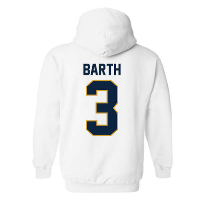 Notre Dame - NCAA Baseball : Mason Barth - Sports Shersey Hooded Sweatshirt-1
