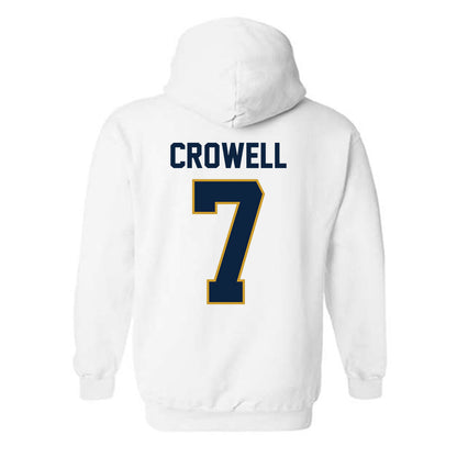 Notre Dame - NCAA Baseball : Caden Crowell - Sports Shersey Hooded Sweatshirt-1