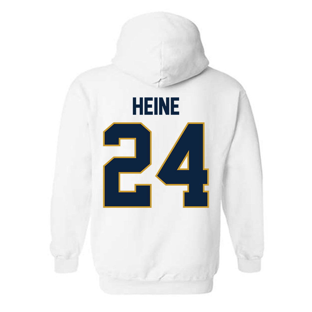 Notre Dame - NCAA Baseball : Dylan Heine - Sports Shersey Hooded Sweatshirt-1