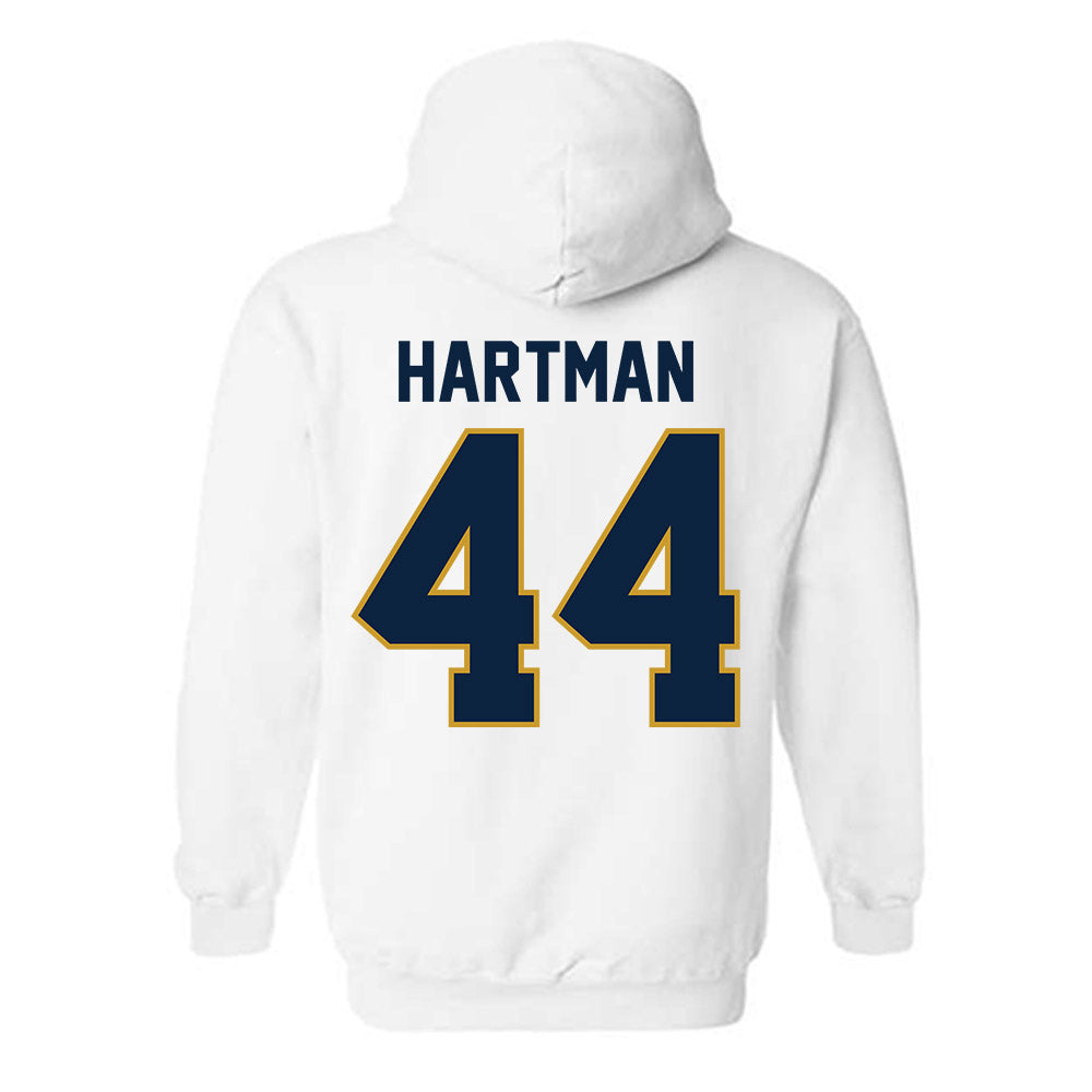 Notre Dame - NCAA Baseball : Trent Hartman - Sports Shersey Hooded Sweatshirt-1