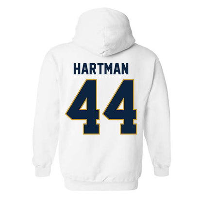 Notre Dame - NCAA Baseball : Trent Hartman - Sports Shersey Hooded Sweatshirt-1