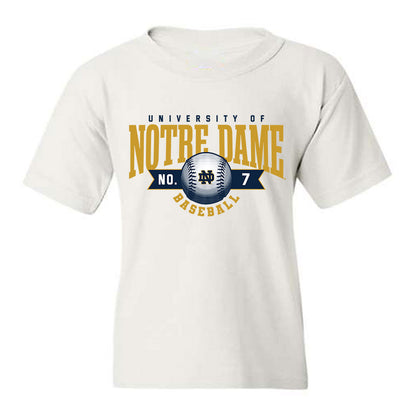 Notre Dame - NCAA Baseball : Caden Crowell - Sports Shersey Youth T-Shirt-0