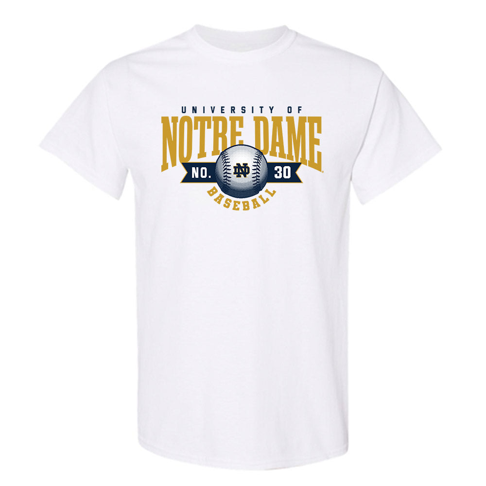 Notre Dame - NCAA Baseball : Xavier Hirsch - Sports Shersey T-Shirt-0