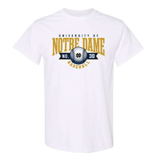 Notre Dame - NCAA Baseball : Xavier Hirsch - Sports Shersey T-Shirt-0