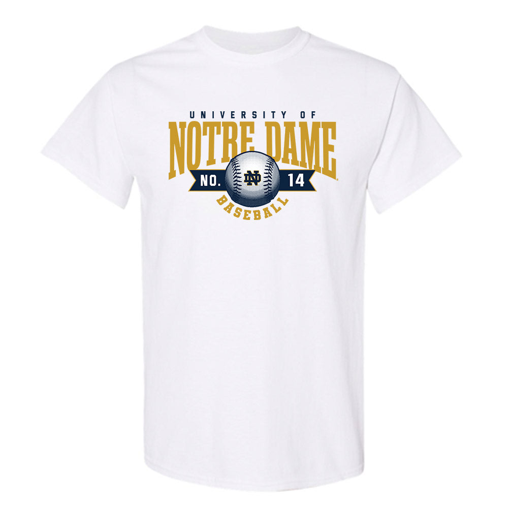 Notre Dame - NCAA Baseball : Shane Miranda - Sports Shersey T-Shirt-0