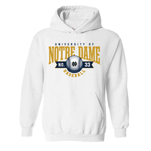 Notre Dame - NCAA Baseball : Radek Birkholz - Sports Shersey Hooded Sweatshirt