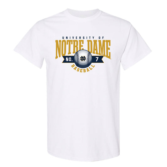 Notre Dame - NCAA Baseball : Caden Crowell - Sports Shersey T-Shirt-0