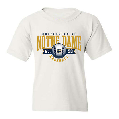 Notre Dame - NCAA Baseball : Xavier Hirsch - Sports Shersey Youth T-Shirt-0