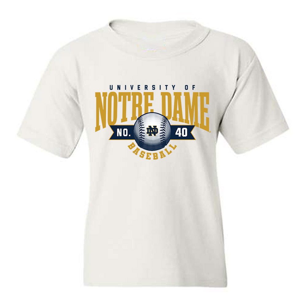 Notre Dame - NCAA Baseball : Eli Thurmond - Sports Shersey Youth T-Shirt-0
