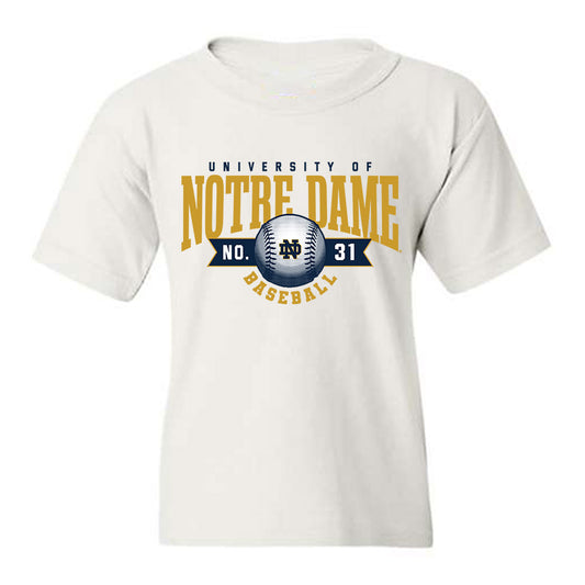 Notre Dame - NCAA Baseball : Evan Clark - Sports Shersey Youth T-Shirt-0