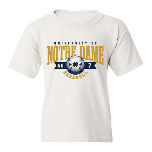 Notre Dame - NCAA Baseball : Jared Zimbardo - Sports Shersey Youth T-Shirt