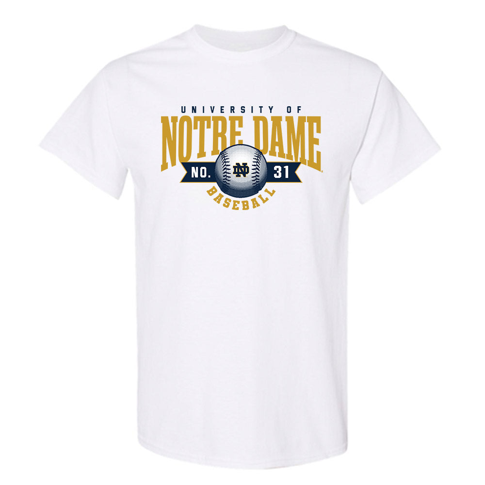 Notre Dame - NCAA Baseball : Evan Clark - Sports Shersey T-Shirt-0